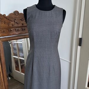 Boss Charcoal Gray Midi Dress 0